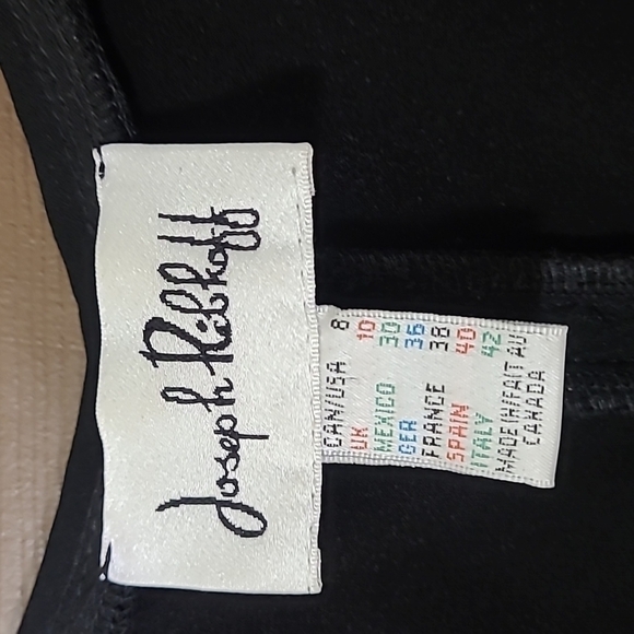 Joseph RIBKOFF Black V-Neck Short Sleeve Tunic Top - Picture 4 of 4